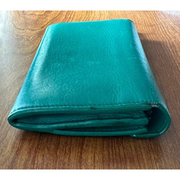 Balenciaga | Papier Long Leather Envelope Wallet in Teal Green - Picture 3 of 11